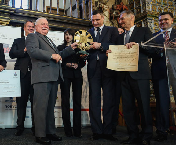 Uroczystość wręczenia nagrody Instytutu Lecha Wałęsy